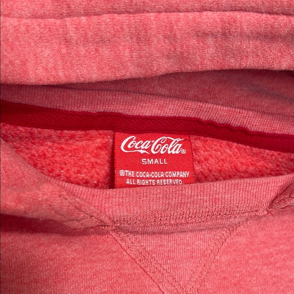 Coca Cola Red Hoodie Sweatshirt - Picture 3 of 9